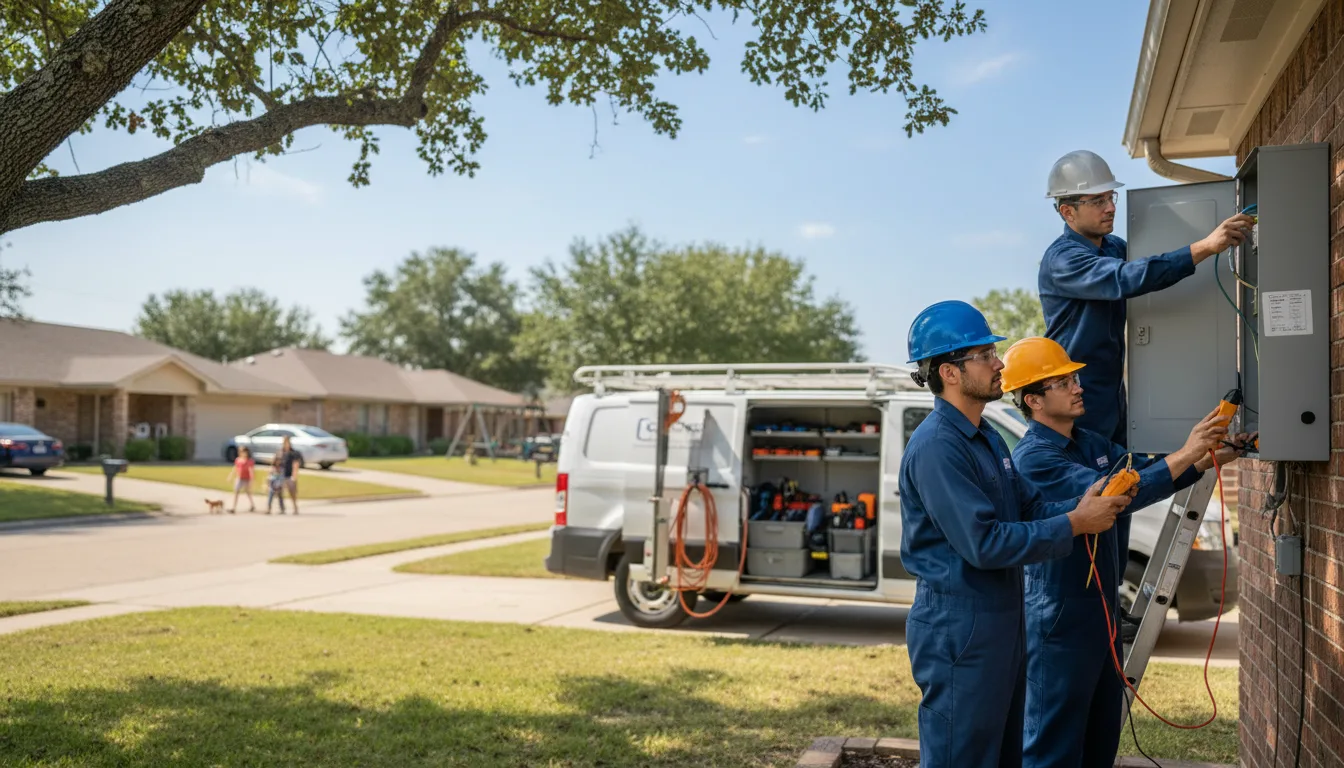 Certified electrician providing emergency electrical services in Old Fort, TN